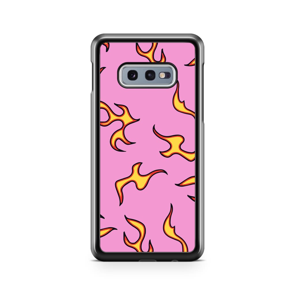 Pink Flames Phone Case - Galaxy S10e - Phone Case