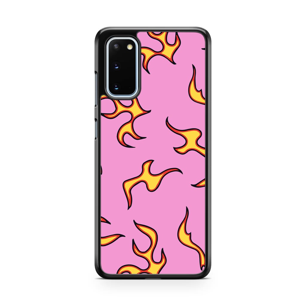 Pink Flames Phone Case - Galaxy S20 - Phone Case