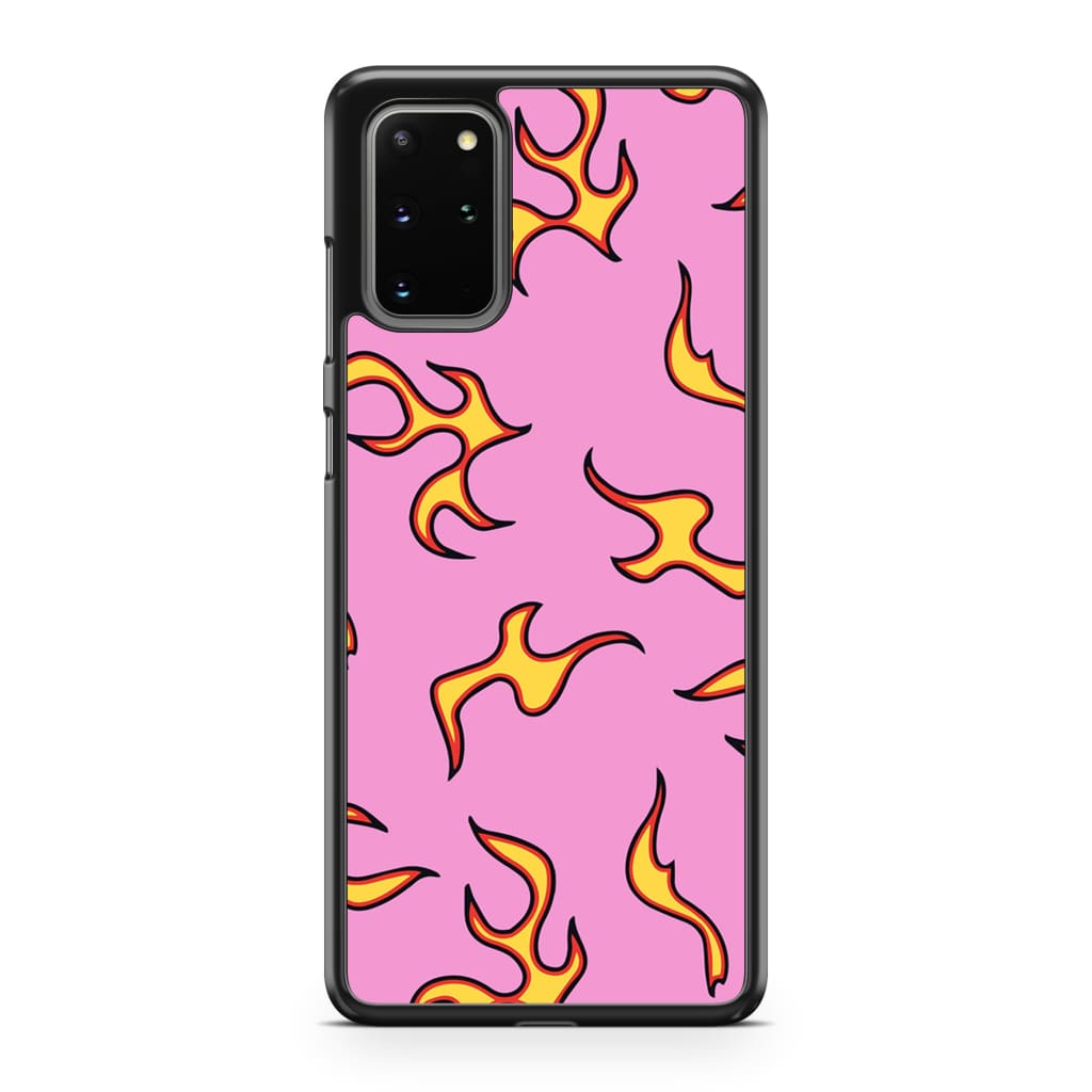 Pink Flames Phone Case - Galaxy S20 Plus - Phone Case