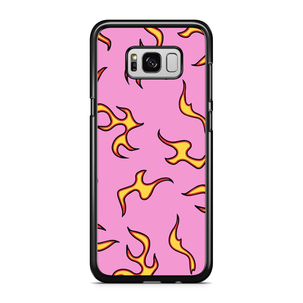 Pink Flames Phone Case - Galaxy S8 - Phone Case