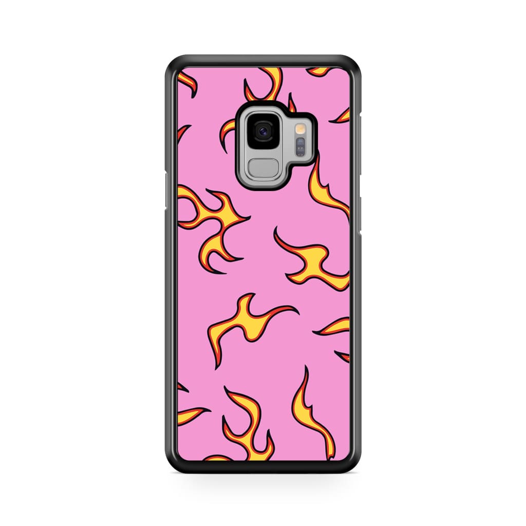 Pink Flames Phone Case - Galaxy S9 - Phone Case