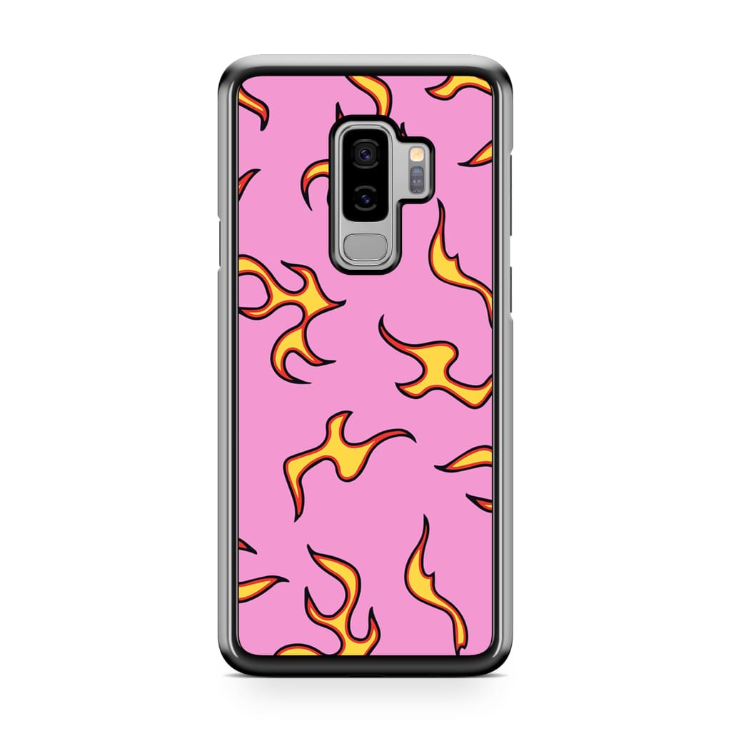 Pink Flames Phone Case - Galaxy S9 Plus - Phone Case