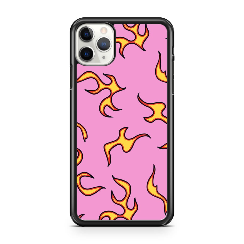 Pink Flames Phone Case - iPhone 11 Pro Max - Phone Case