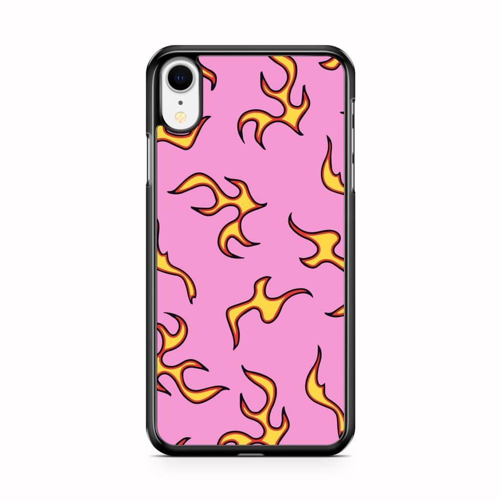 Pink Flames Phone Case - iPhone XR - Phone Case