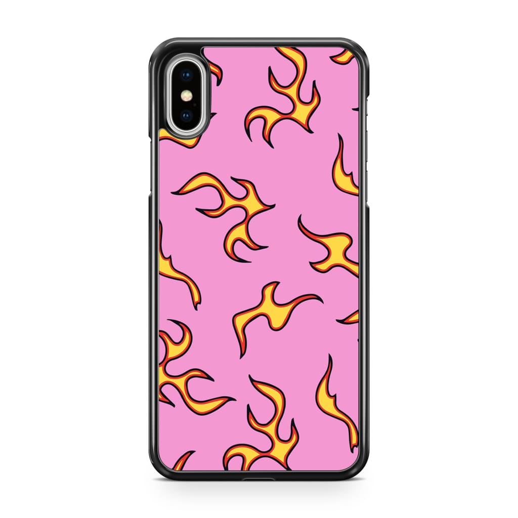 Pink Flames Phone Case - iPhone XS Max - Phone Case