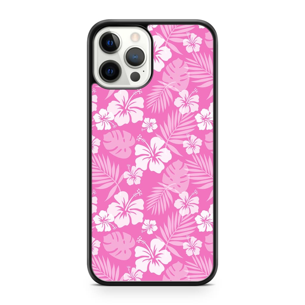 Pink Hibiscus Phone Case - iPhone 12 Pro Max - Phone Case