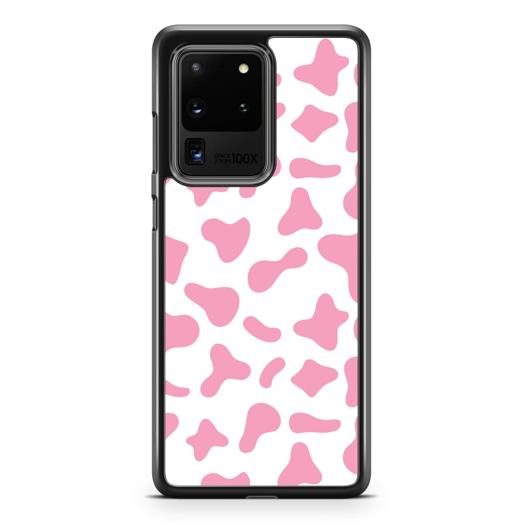 Pink Moo Cow Phone Case - Galaxy S20 Ultra - Phone Case