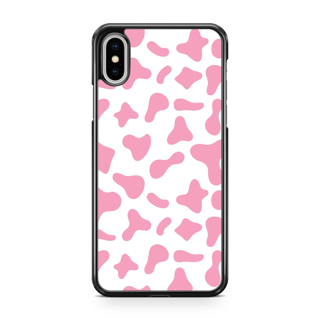 Pink Moo Cow Phone Case - iPhone XS Max - Phone Case