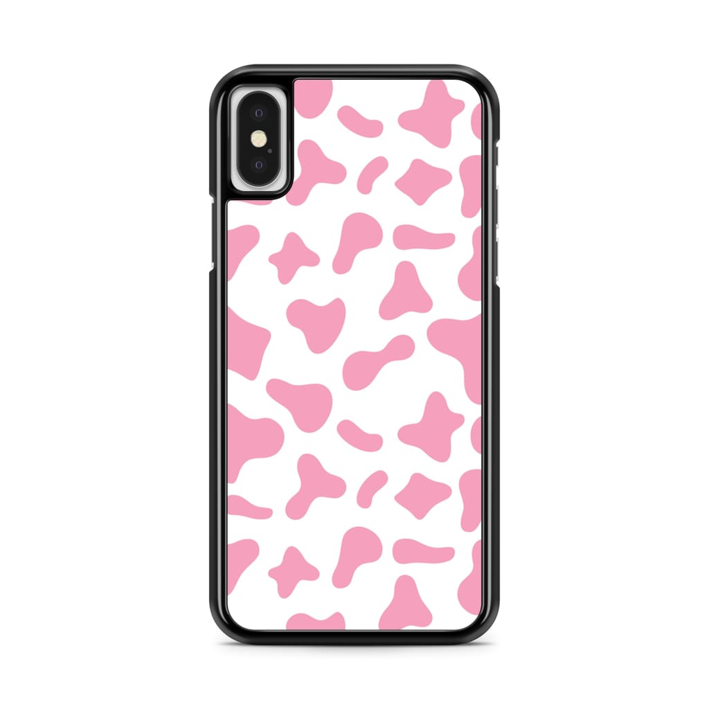 Pink Moo Cow Phone Case - iPhone X/XS - Phone Case