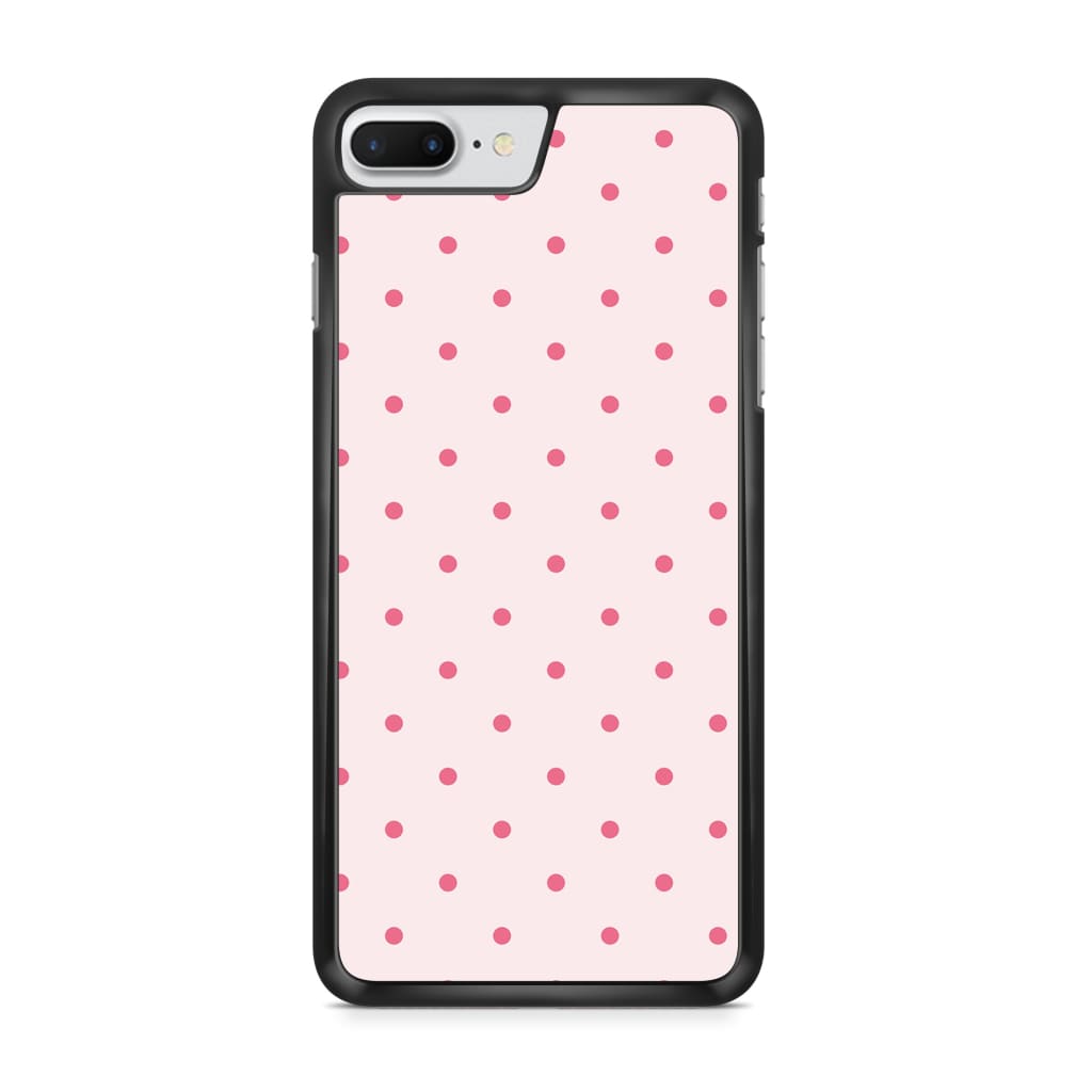 Pink Polka Dots Phone Case - iPhone 6/7/8 Plus - Phone Case