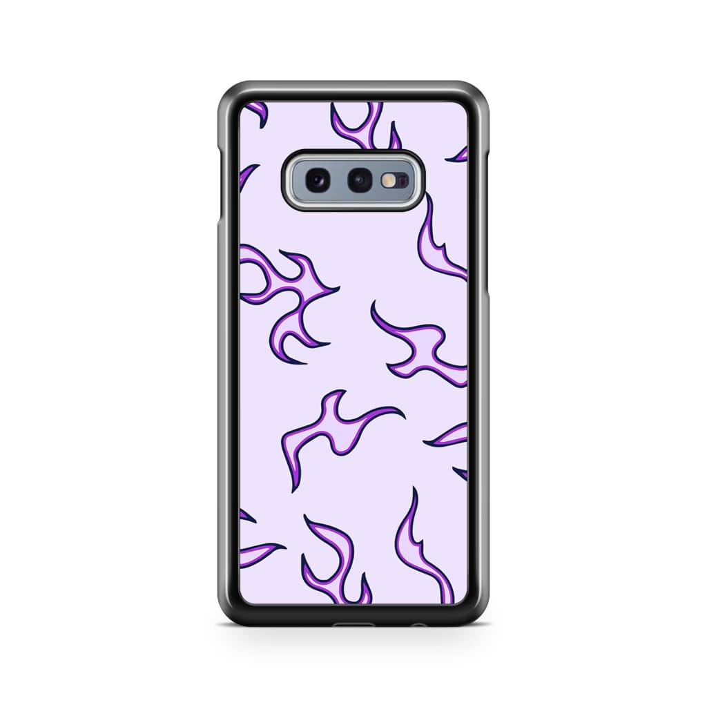 Purple Flames Phone Case - Galaxy S10e - Phone Case