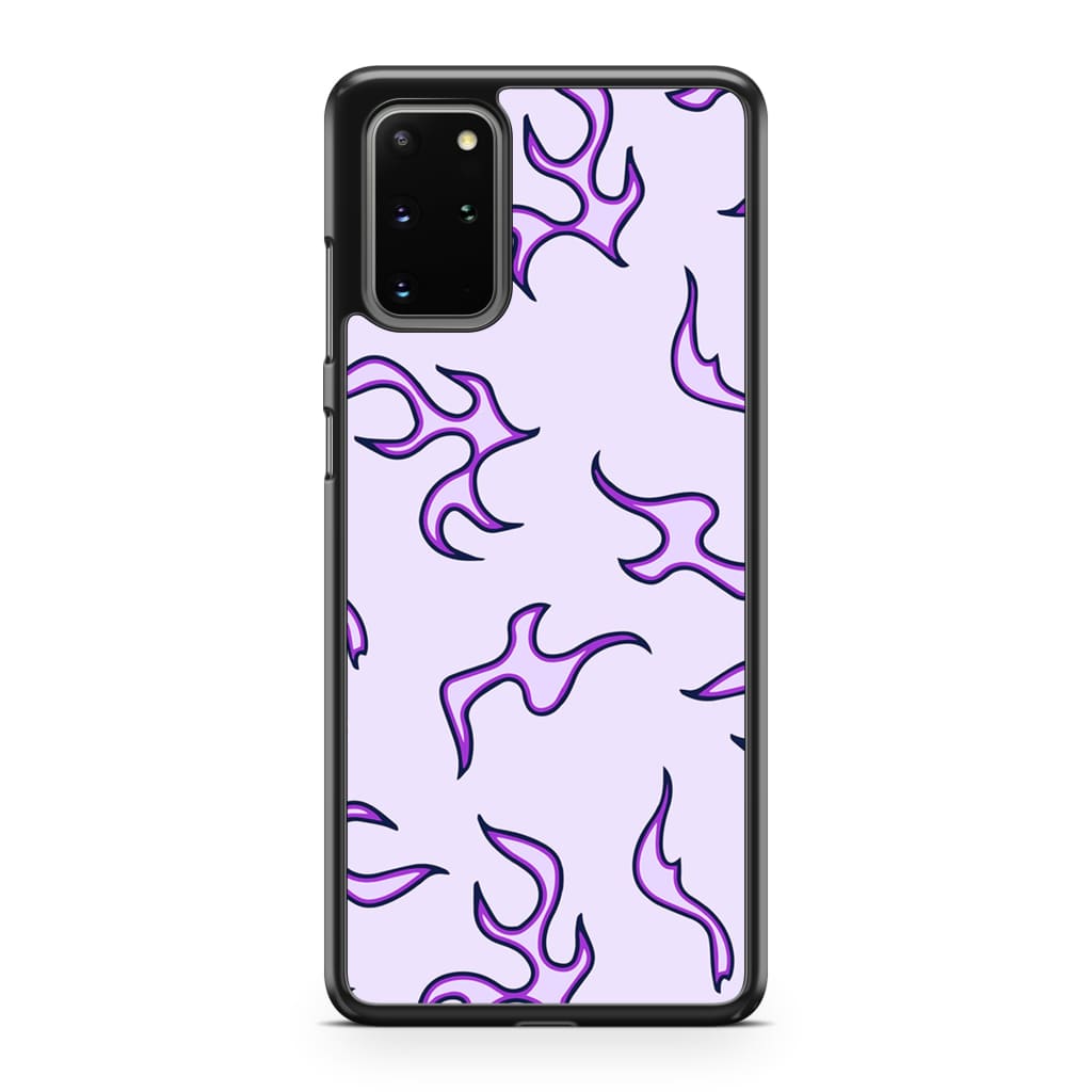 Purple Flames Phone Case - Galaxy S20 Plus - Phone Case