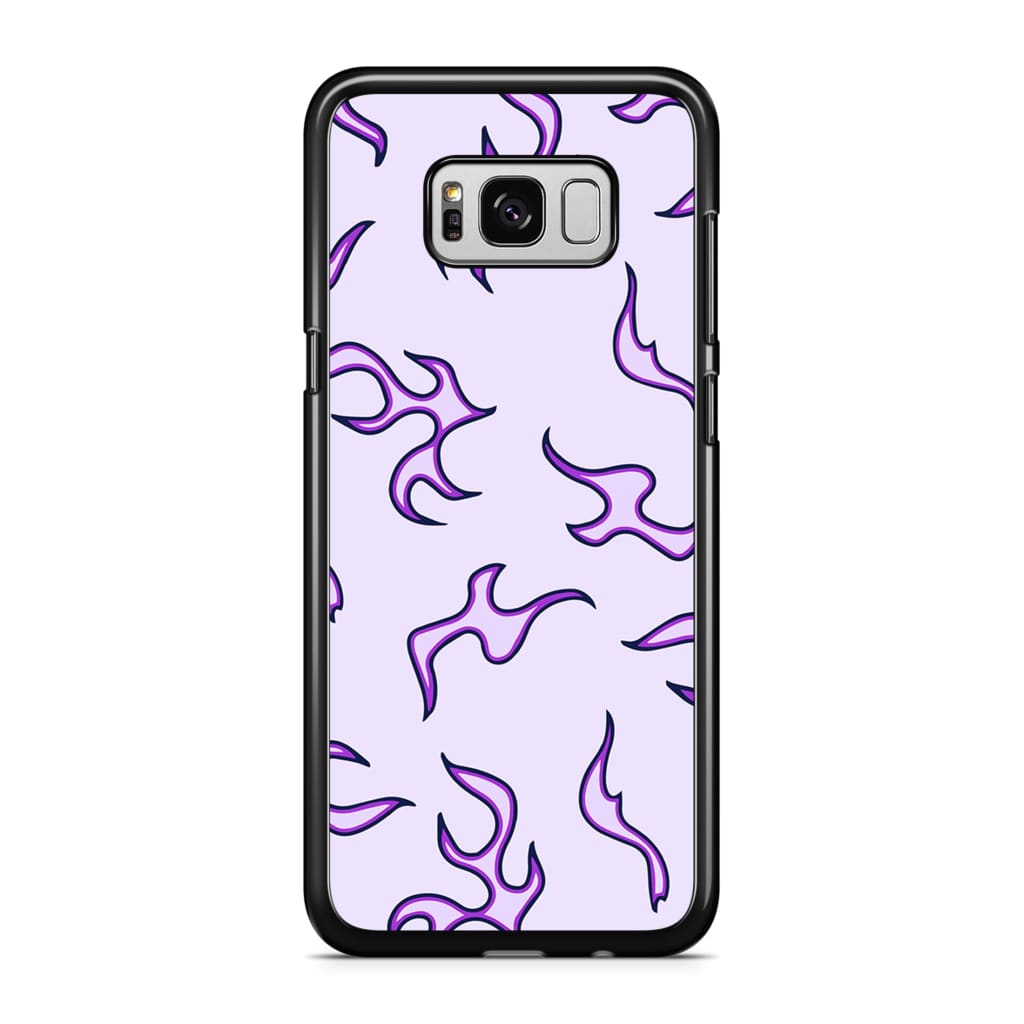 Purple Flames Phone Case - Galaxy S8 - Phone Case