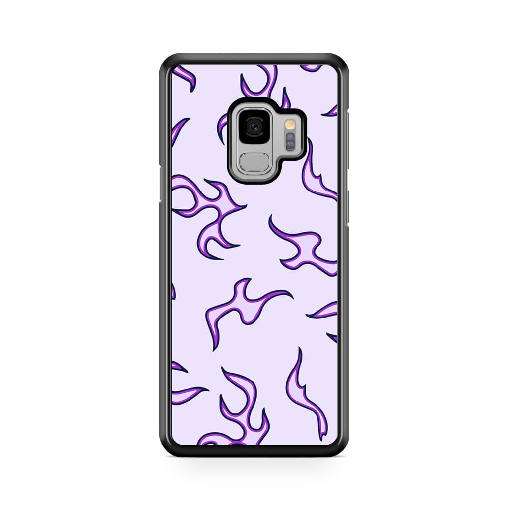 Purple Flames Phone Case - Galaxy S9 - Phone Case