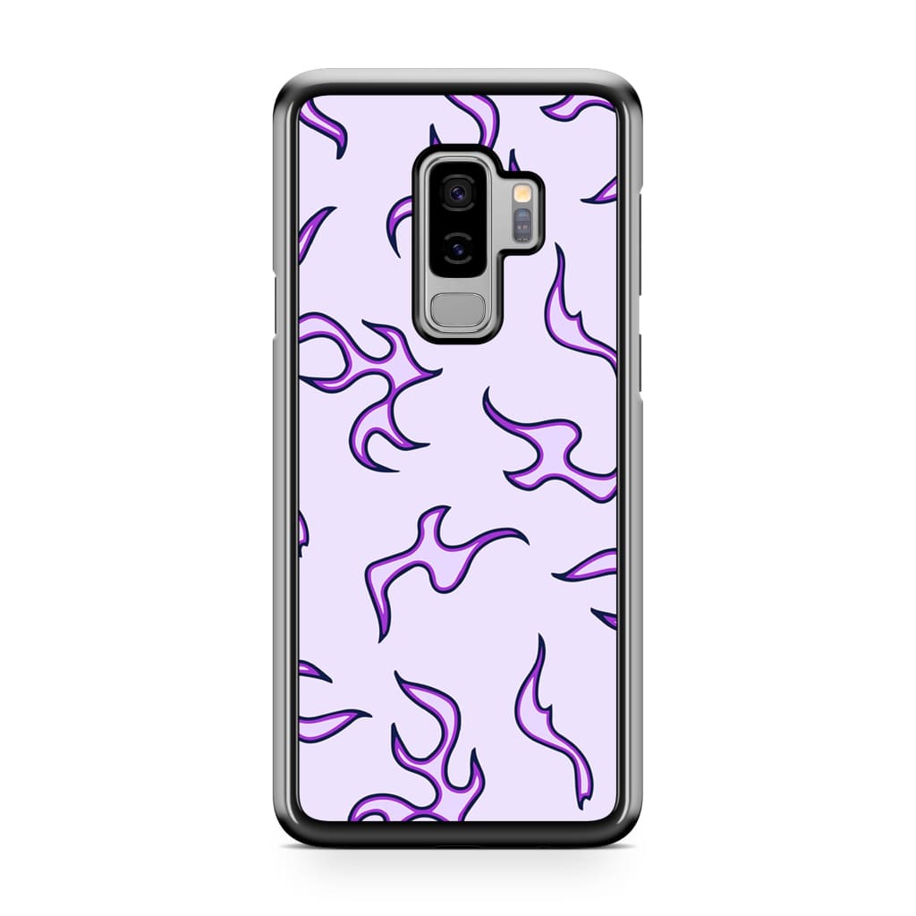 Purple Flames Phone Case - Galaxy S9 Plus - Phone Case