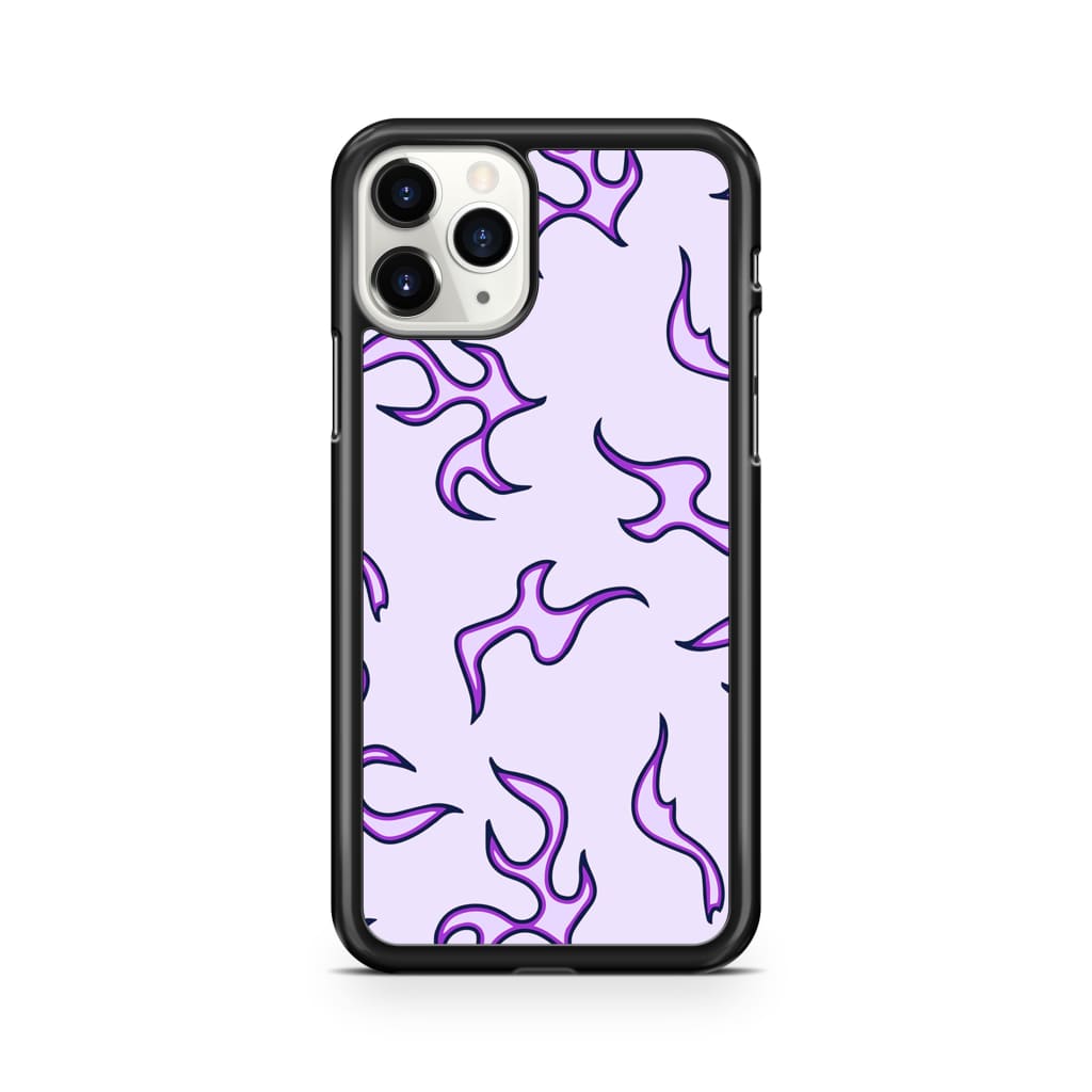 Purple Flames Phone Case - iPhone 11 Pro - Phone Case