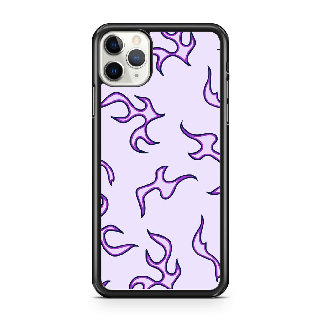 Purple Flames Phone Case - iPhone 11 Pro Max - Phone Case