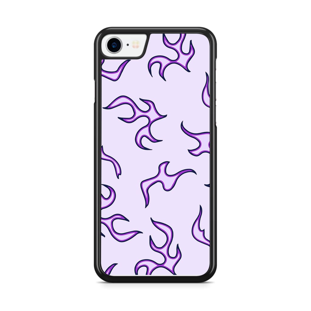 Purple Flames Phone Case - iPhone SE/6/7/8 - Phone Case