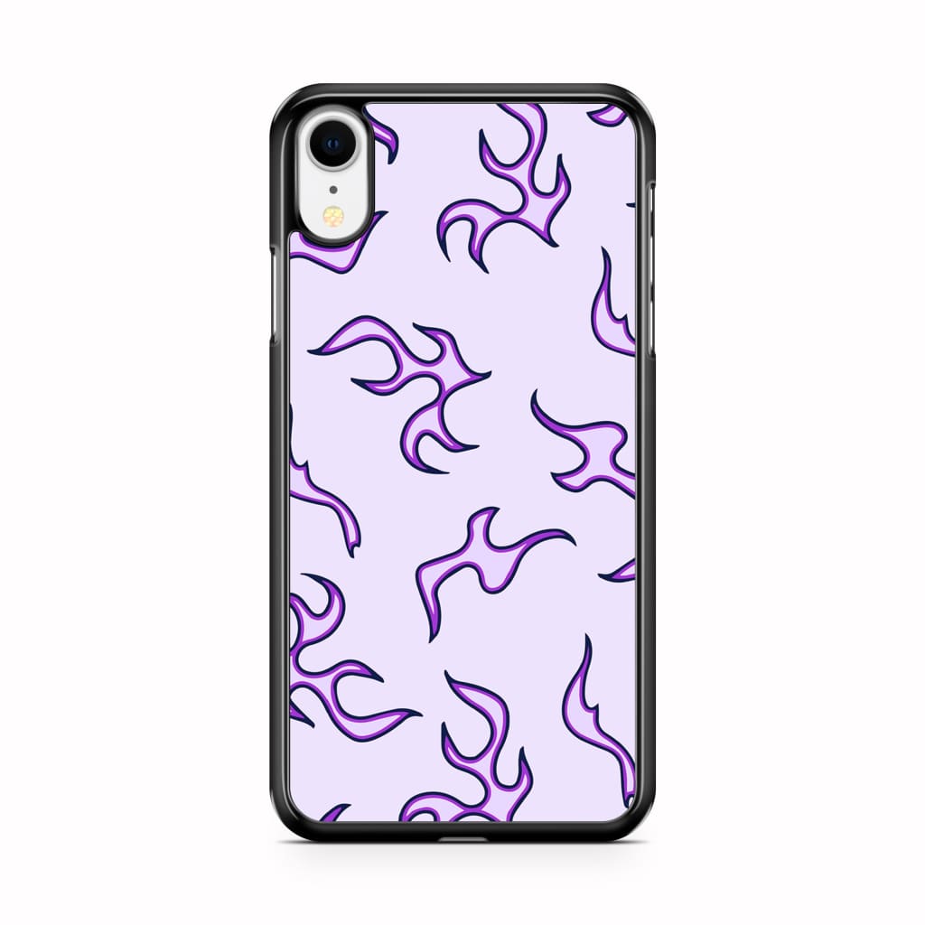 Purple Flames Phone Case - iPhone XR - Phone Case
