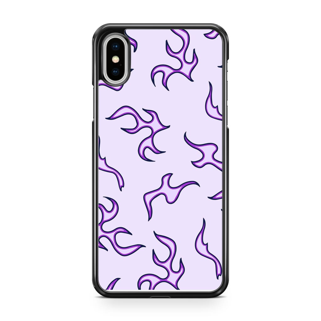 Purple Flames Phone Case - iPhone XS Max - Phone Case