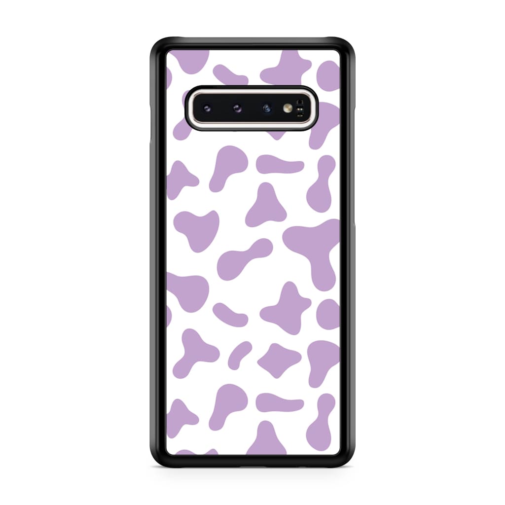 Purple Moo Cow Phone Case - Galaxy S10 Plus - Phone Case