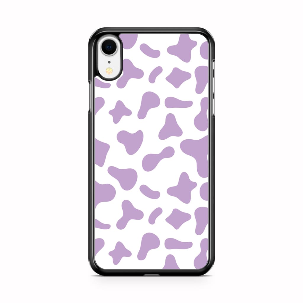 Purple Moo Cow Phone Case - iPhone XR - Phone Case