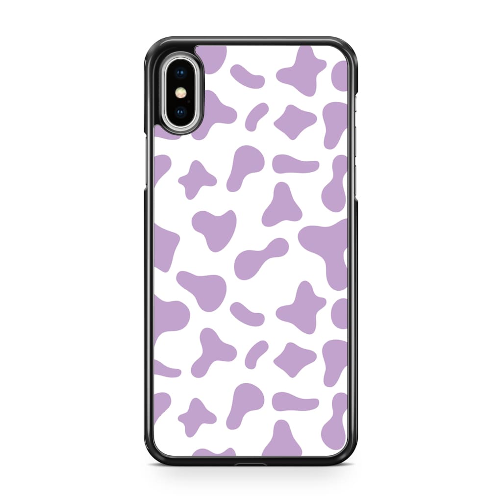 Purple Moo Cow Phone Case - iPhone XS Max - Phone Case