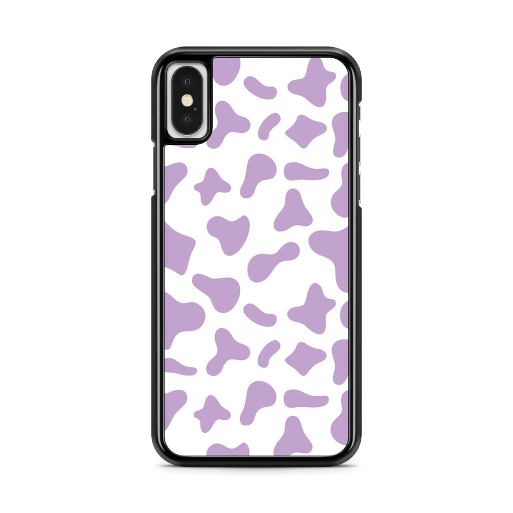 Purple Moo Cow Phone Case - iPhone X/XS - Phone Case