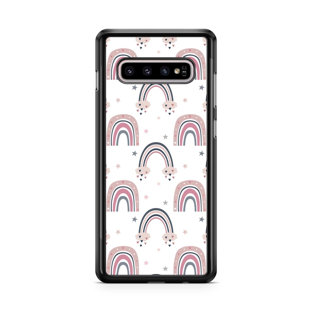 Rainbow Hearts Phone Case - Galaxy S10 - Phone Case