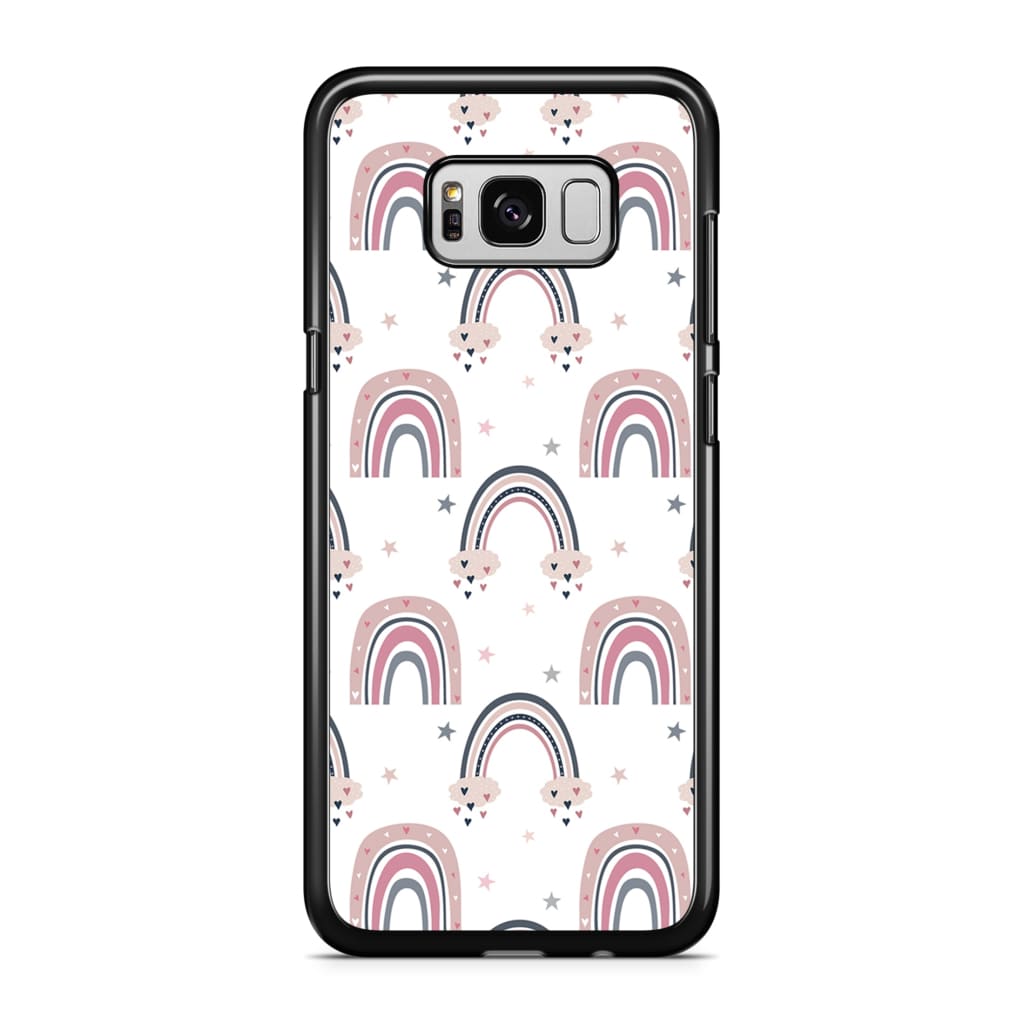 Rainbow Hearts Phone Case - Galaxy S8 - Phone Case