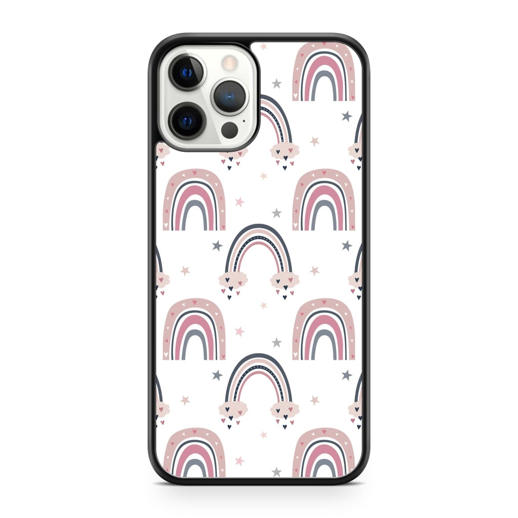 Rainbow Hearts Phone Case - iPhone 12 Pro Max - Phone Case