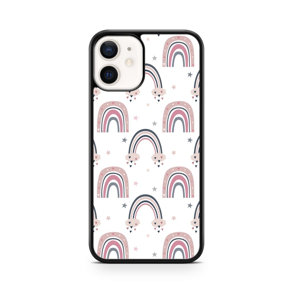 Rainbow Hearts Phone Case - iPhone 12/12 Pro - Phone Case