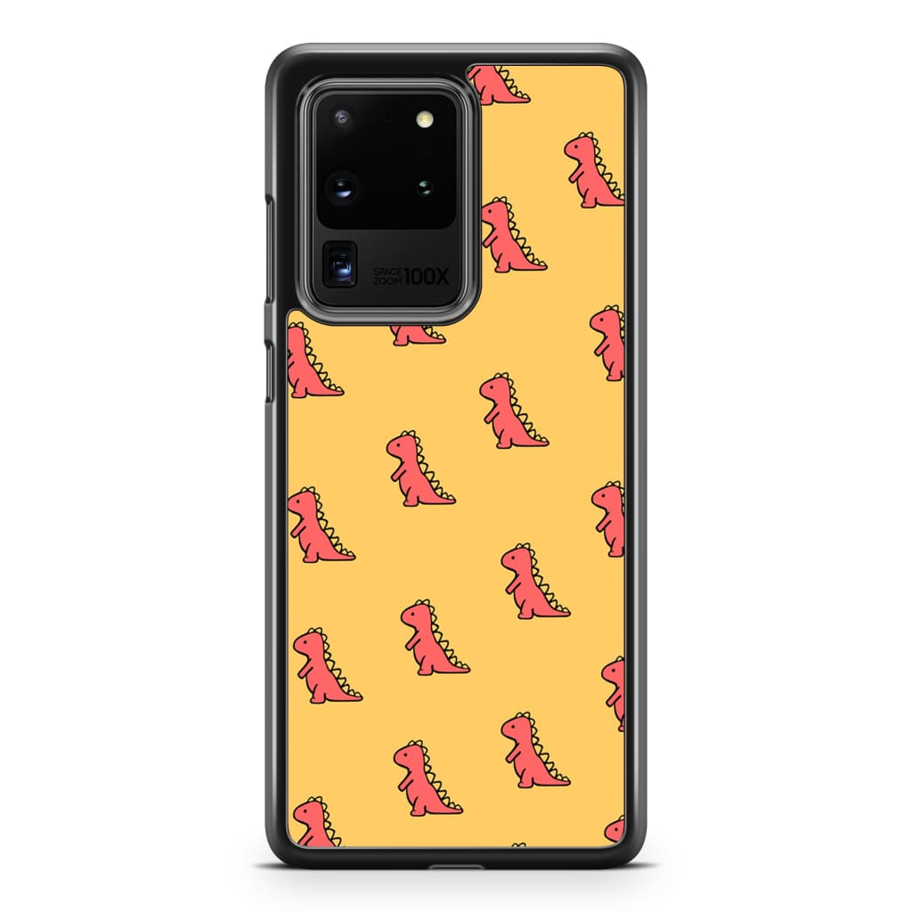 Red Dinosaur Phone Case - Galaxy S20 Ultra - Phone Case