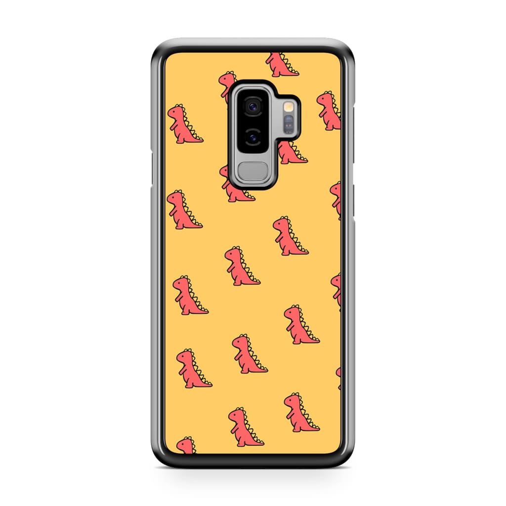Red Dinosaur Phone Case - Galaxy S9 Plus - Phone Case