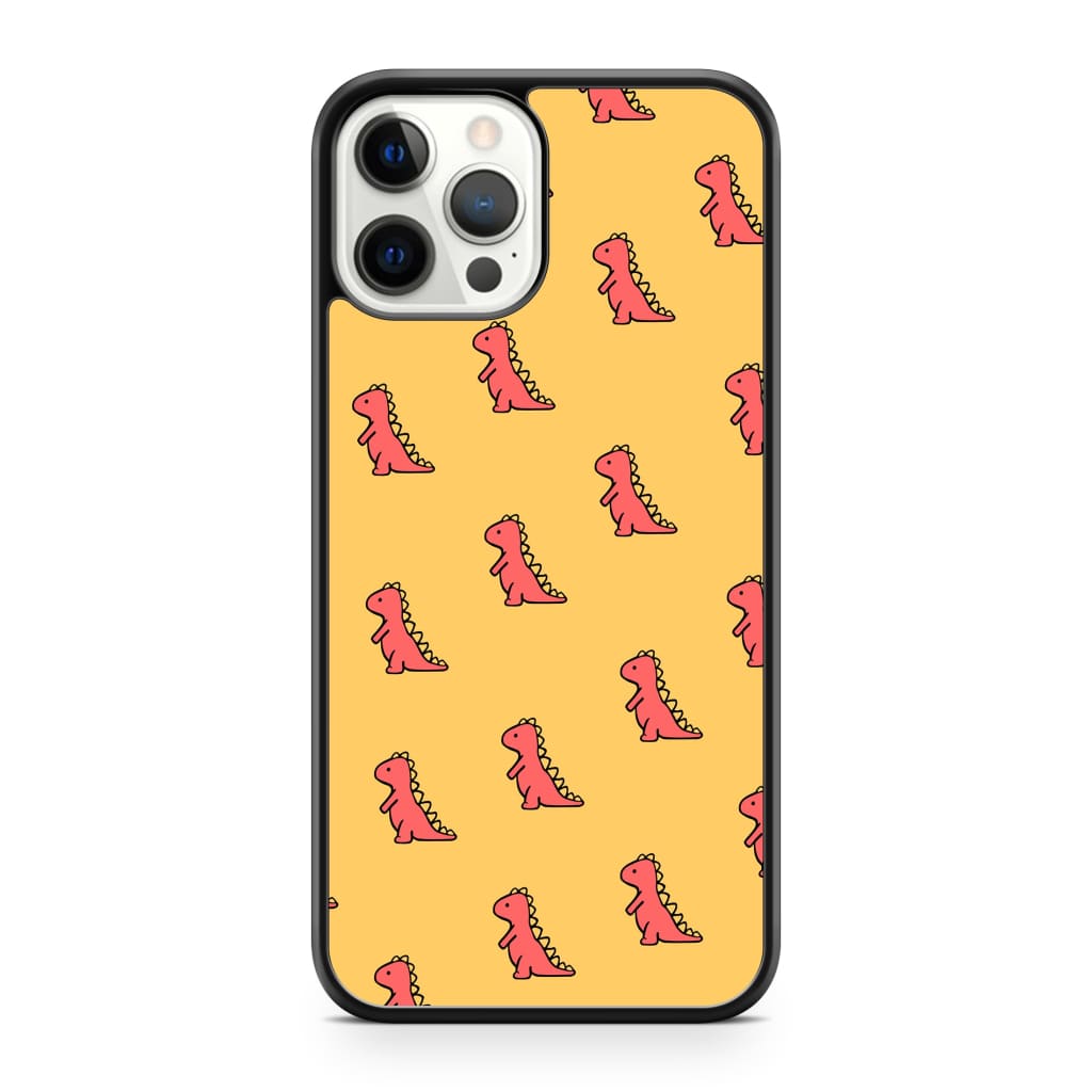 Red Dinosaur Phone Case - iPhone 12 Pro Max - Phone Case