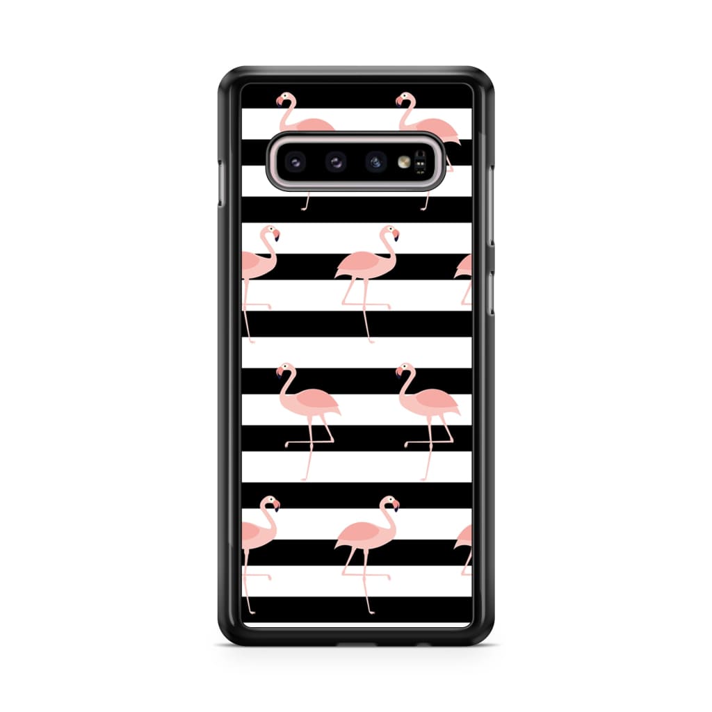 Running Flamingos Phone Case - Galaxy S10 - Phone Case