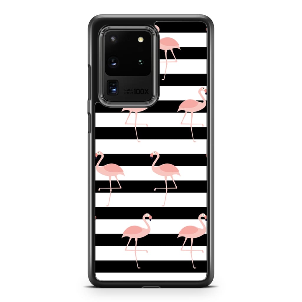 Running Flamingos Phone Case - Galaxy S20 Ultra - Phone Case