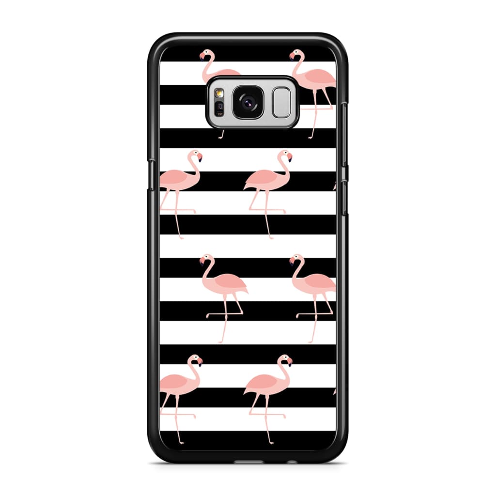 Running Flamingos Phone Case - Galaxy S8 Plus - Phone Case