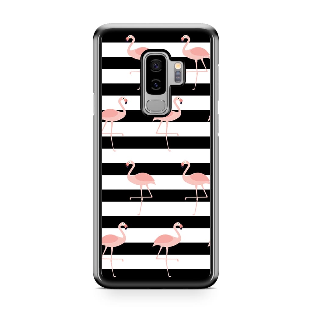 Running Flamingos Phone Case - Galaxy S9 Plus - Phone Case