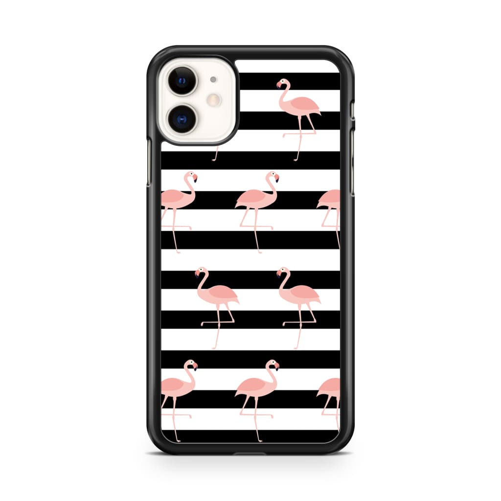 Running Flamingos Phone Case - iPhone 11 - Phone Case