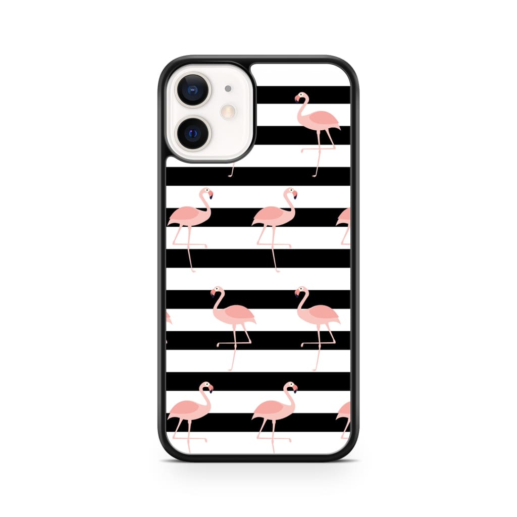 Running Flamingos Phone Case - iPhone 12 Mini - Phone Case