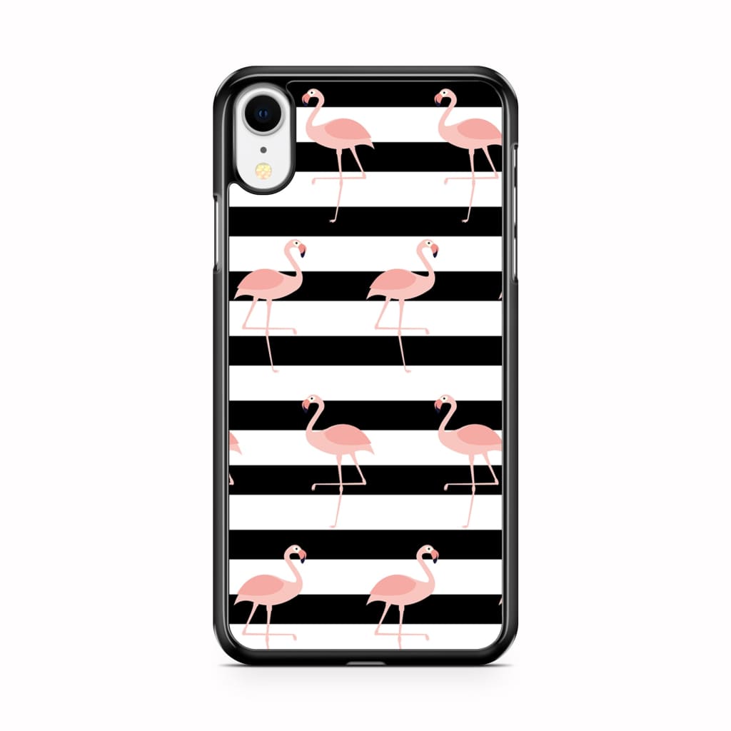 Running Flamingos Phone Case - iPhone XR - Phone Case