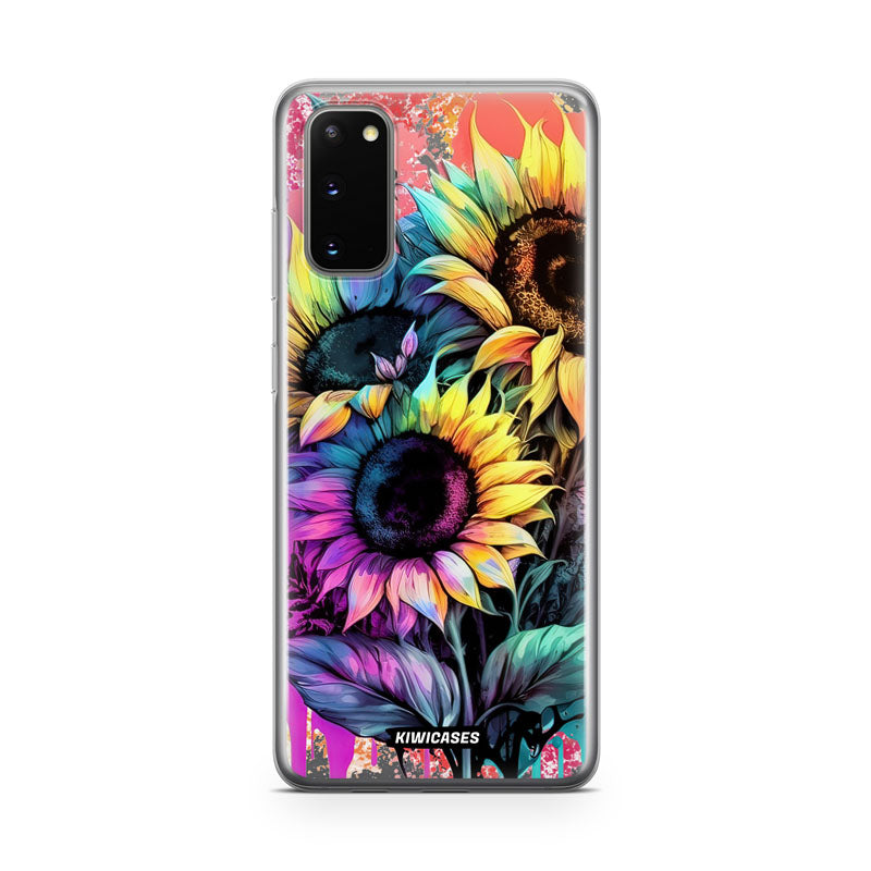 Neon Sunflowers - Galaxy S20