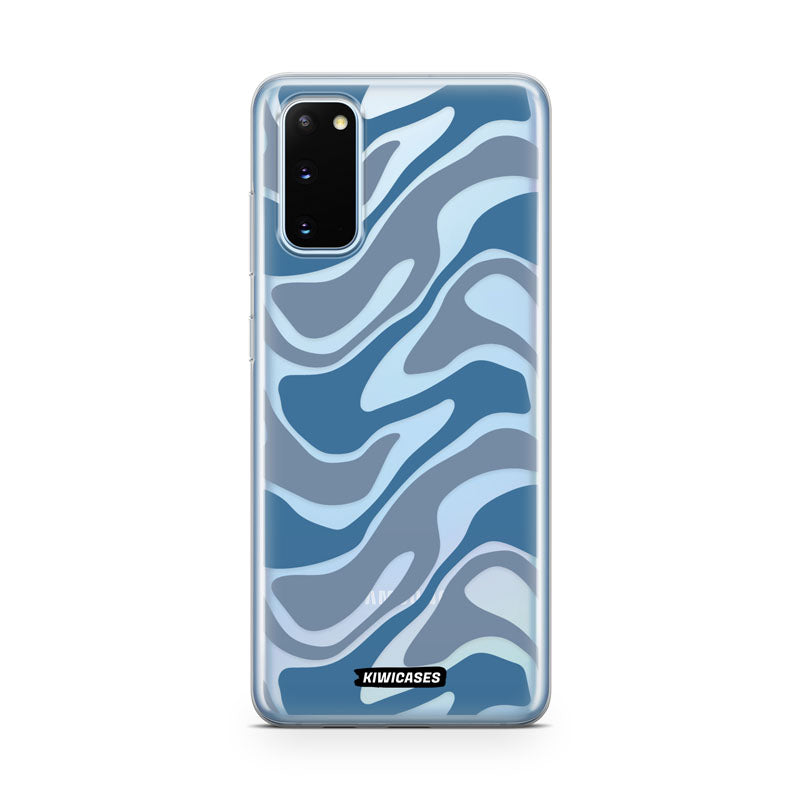 Liquid Blue Waves - Galaxy S20