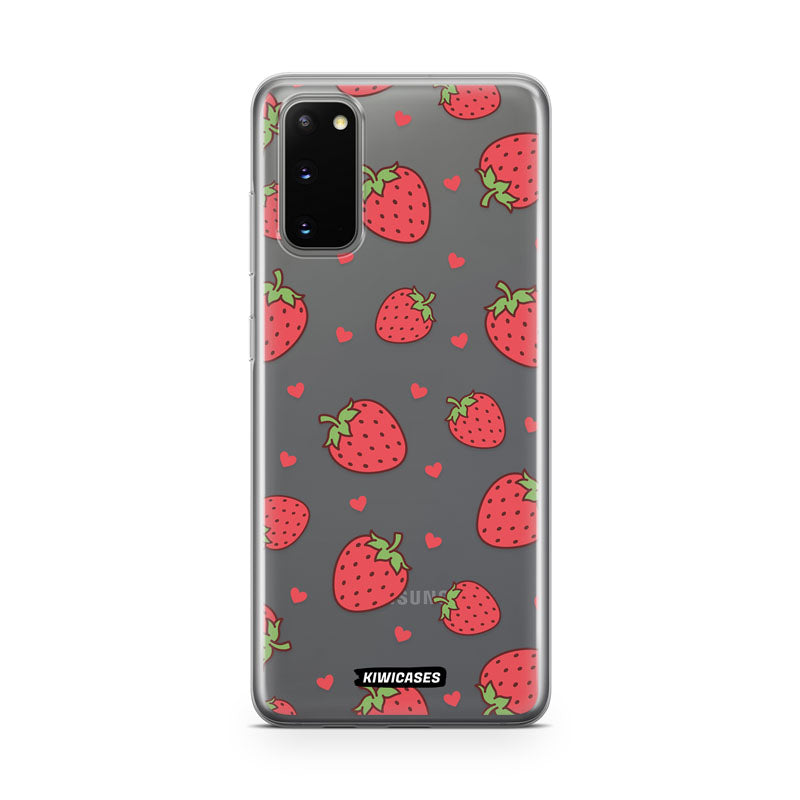 Strawberry Hearts - Galaxy S20