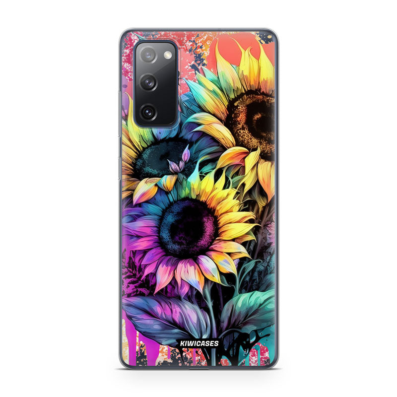 Neon Sunflowers - Galaxy S20 FE