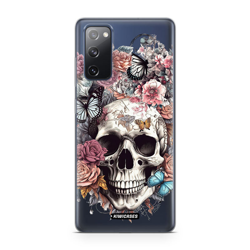 Dusty Floral Skull - Galaxy S20 FE
