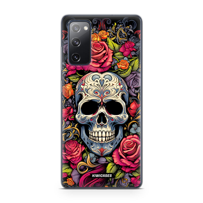 Floral Skull - Galaxy S20 FE