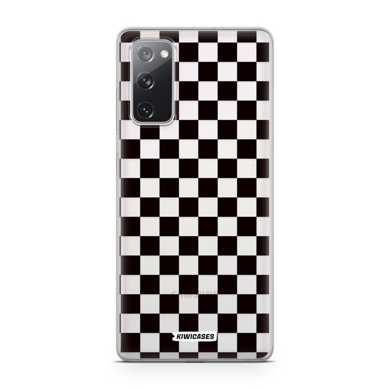 Black Checkers - Galaxy S20 FE