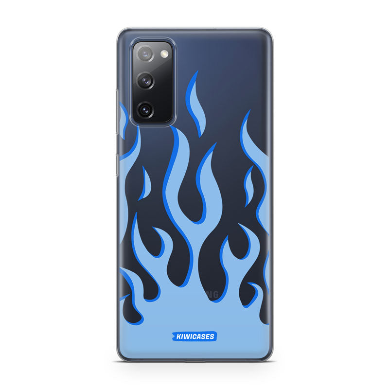 Blue Fire Flames - Galaxy S20 FE